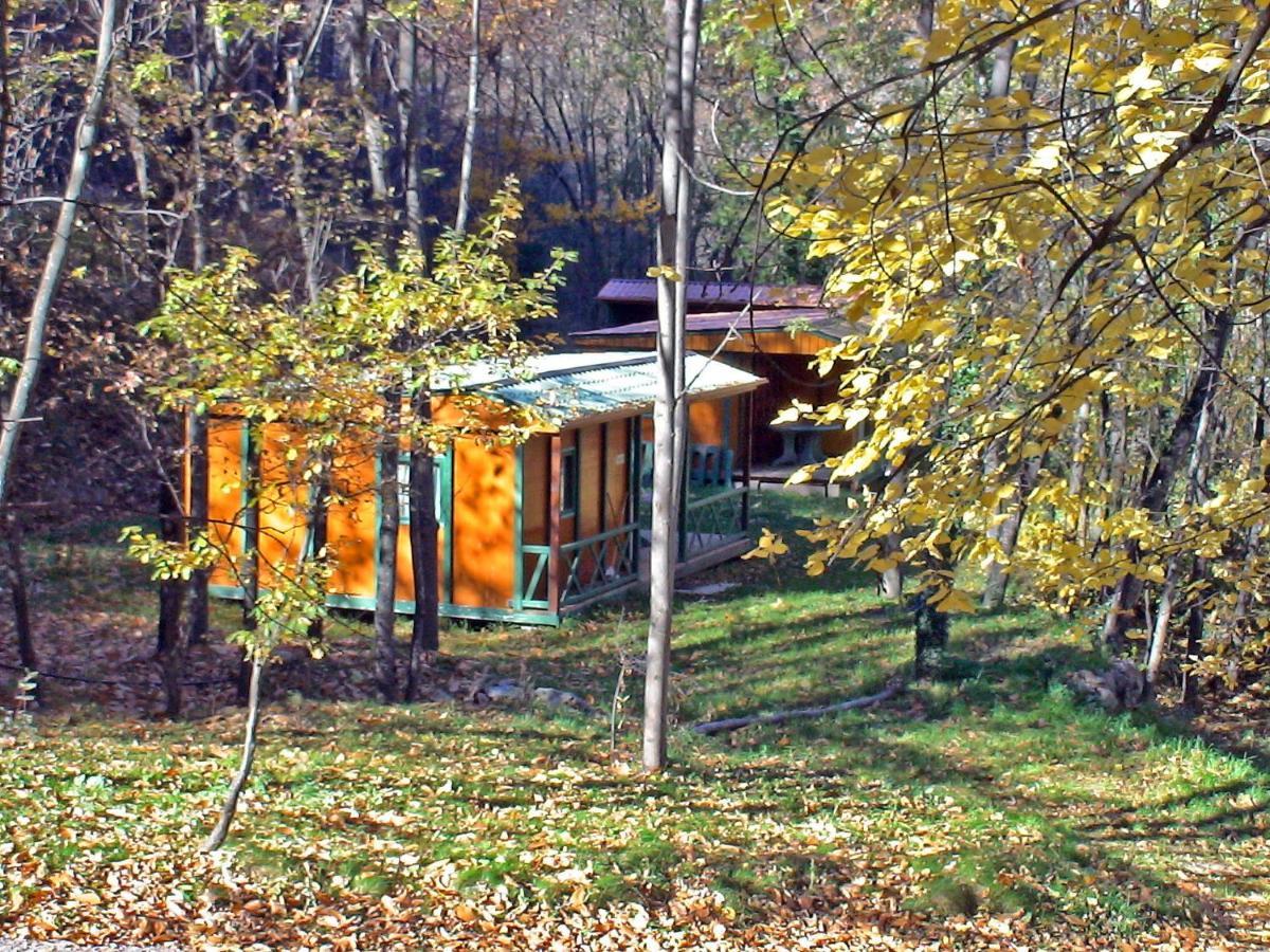 Camping Le P'Tit Bonheur Escaro Exterior foto